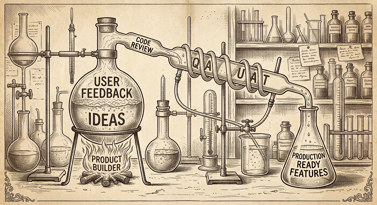 The Distilled Build Method workflow